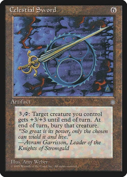 Celestial Sword Card Front