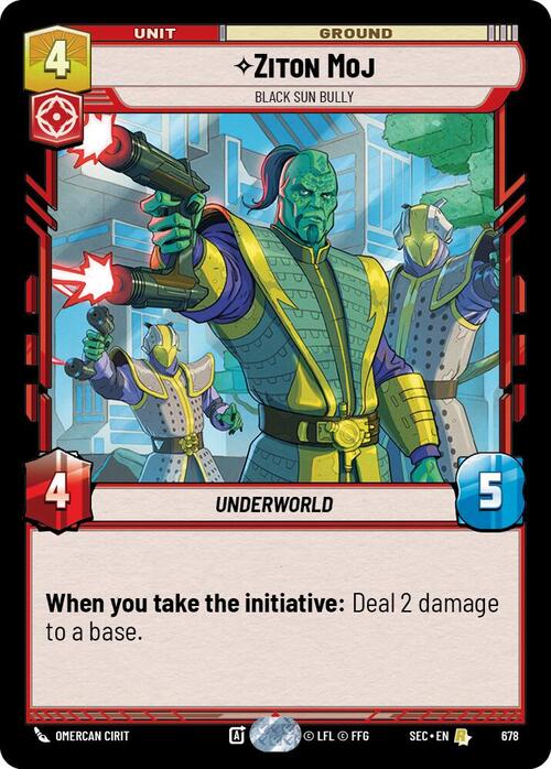 Ziton Moj - Black Sun Bully Card Front