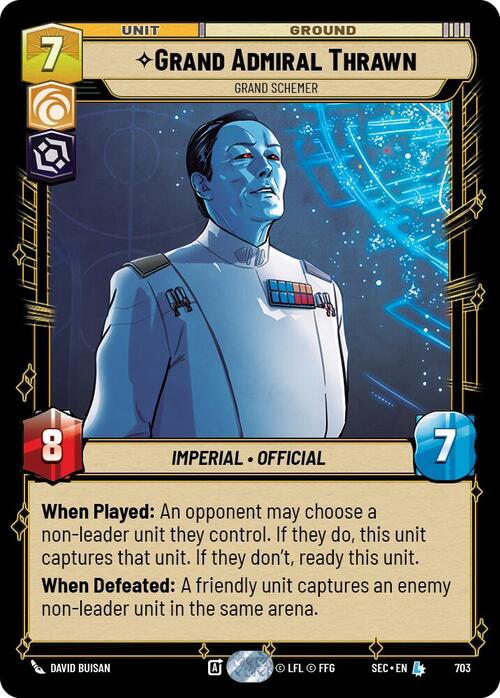 Grand Admiral Thrawn - Grand Schemer Card Front