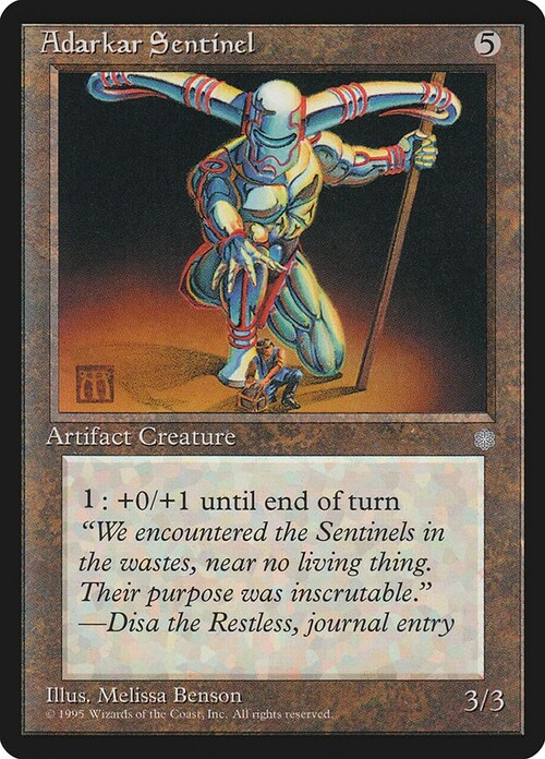 Adarkar Sentinel Card Front