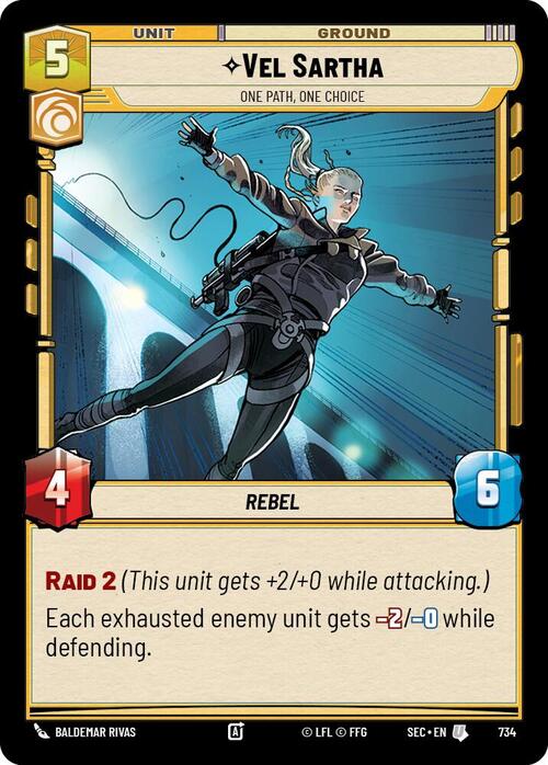 Vel Sartha - One Path, One Choice Card Front