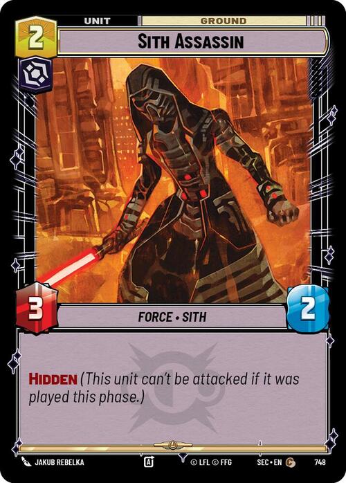 Sith Assassin Card Front