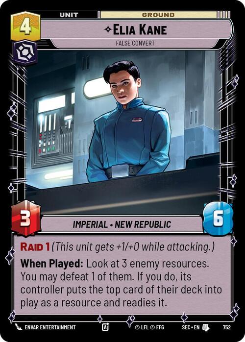 Elia Kane - False Convert Card Front