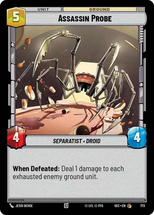 Assassin Probe Card Front