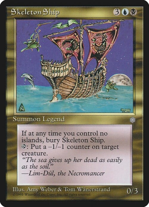 Nave Scheletrica Card Front