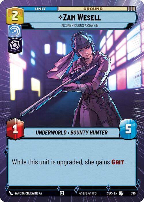 Zam Wesell - Inconspicuous Assassin Card Front