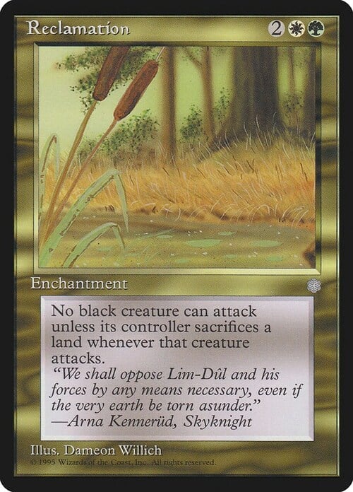 Reclamation Card Front