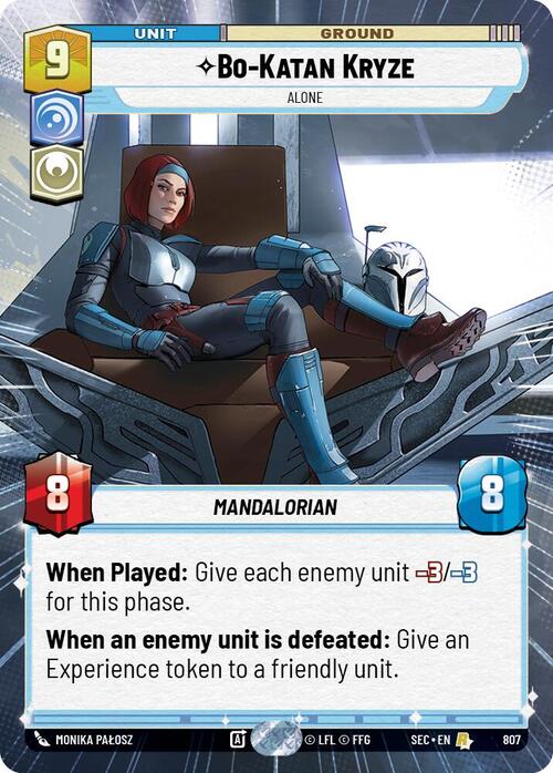 Bo-Katan Kryze - Alone Card Front