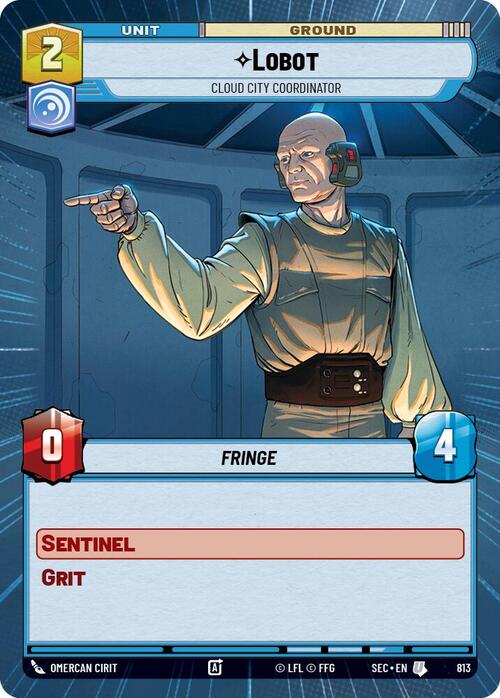 Lobot, Coordinatore Di Cloud City Card Front
