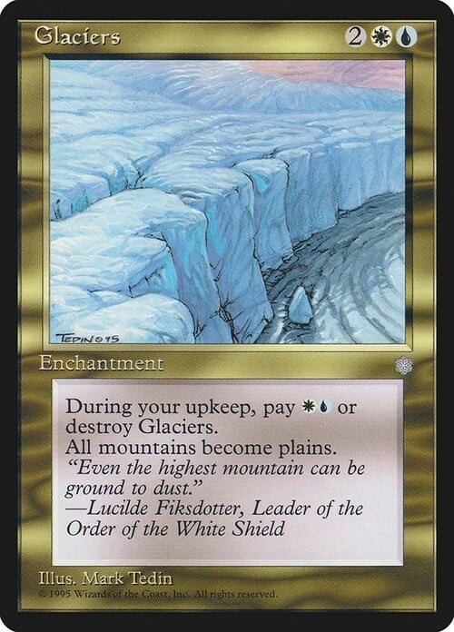 Glaciers Card Front