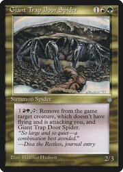 Giant Trap Door Spider 293