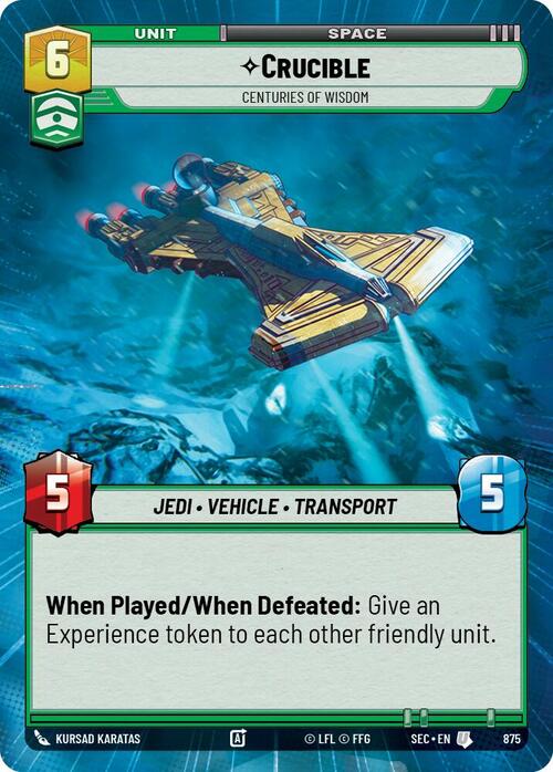 Crucible - Centuries of Wisdom Card Front