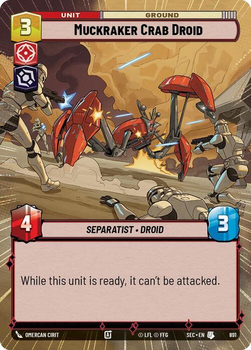 Muckraker Crab Droid Card Front