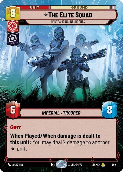 The Elite Squad - Neutralizing Insurgents Card Front