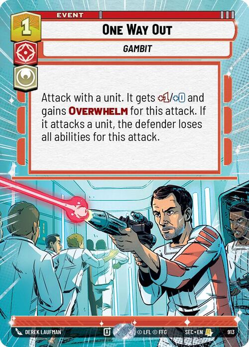 One Way Out Card Front