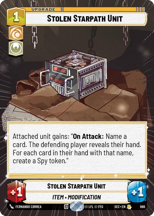Stolen Starpath Unit Card Front