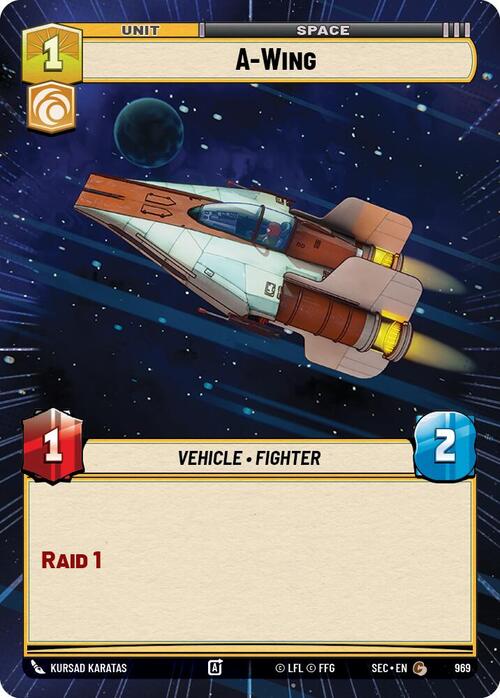 A-Wing Card Front