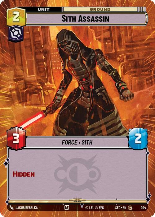 Sith Assassin Card Front