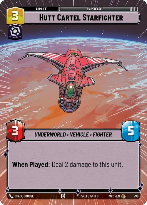 Hutt Cartel Starfighter Card Front