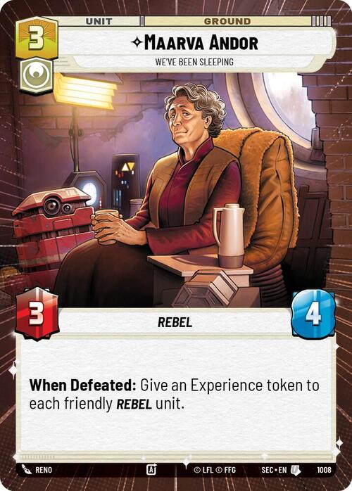 Maarva Andor - Weve Been Sleeping Card Front