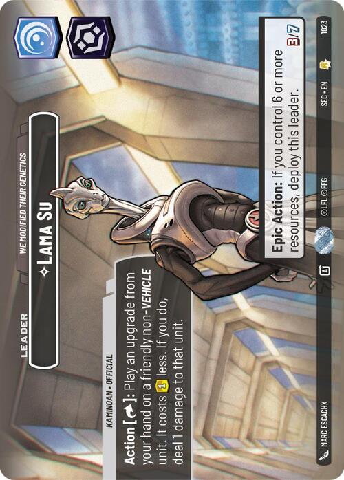 Lama Su - We Modified Their Genetics Card Front