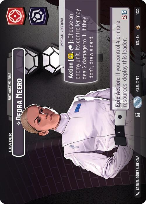 Dedra Meero - Not Wasting Time Card Front