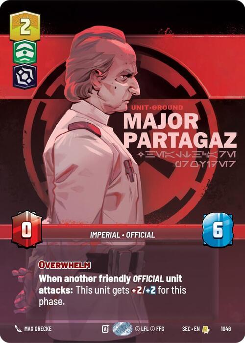 Major Partagaz - Healthcare Provider Card Front