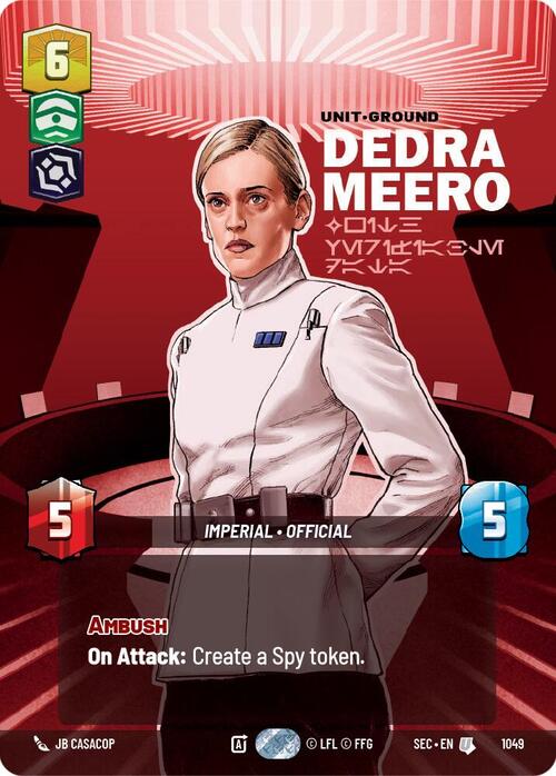 Dedra Meero - With Verifiable Data Card Front
