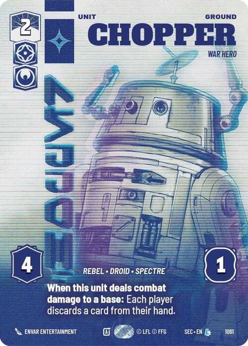 Chopper - War Hero Card Front