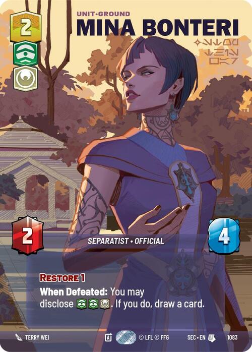 Mina Bonteri - Stop This War Card Front