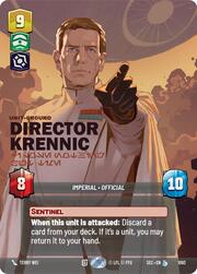 Director Krennic, No pierdo nada más que tiempo