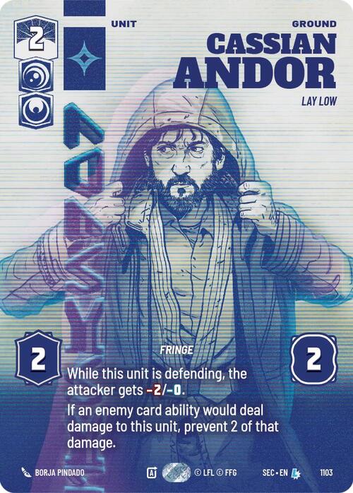 Cassian Andor - Lay Low Card Front