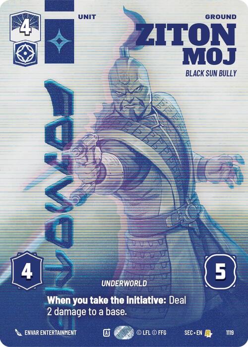 Ziton Moj - Black Sun Bully Card Front