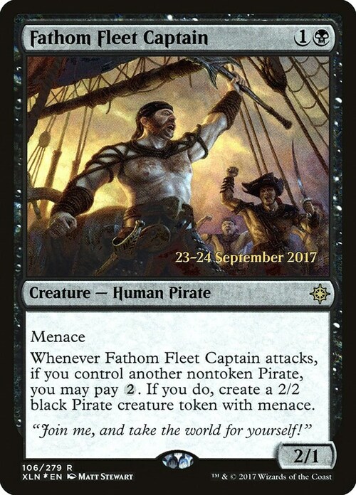 Fathom Fleet Captain Card Front