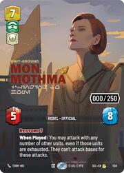 Mon Mothma, Aggrappata Alla Speranza