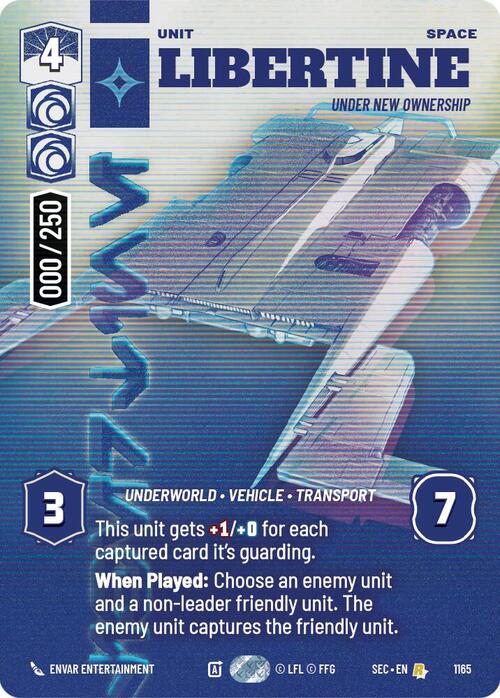 Libertine - Under New Ownership Card Front