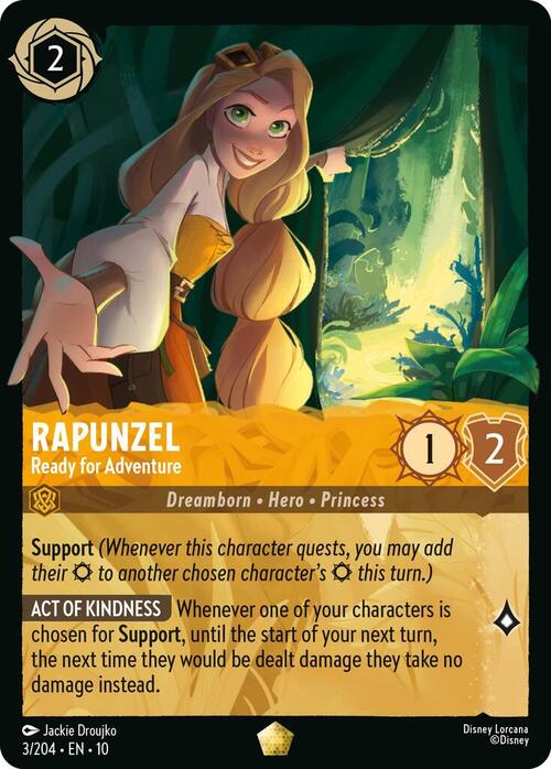 Rapunzel - Ready for Adventure Card Front