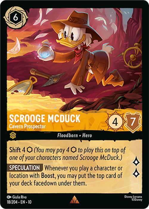 Scrooge McDuck - Cavern Prospector Card Front