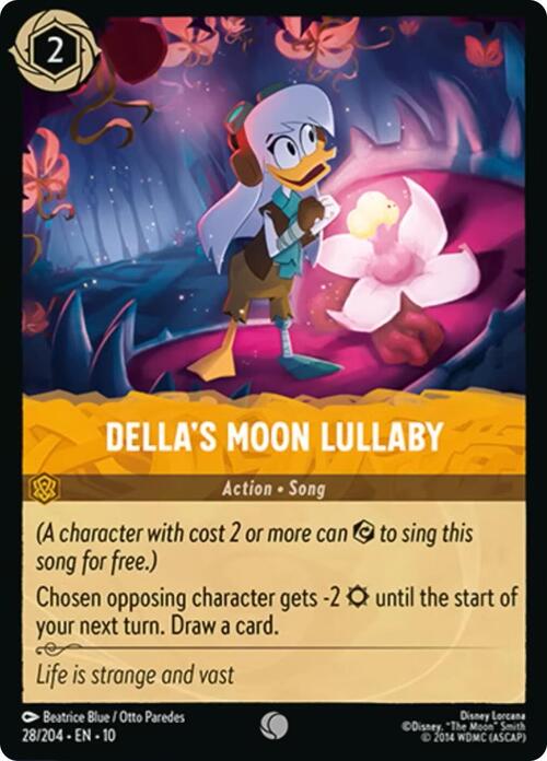 Dellas Moon Lullaby Card Front