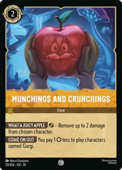 Munchings and Crunchings Card Front