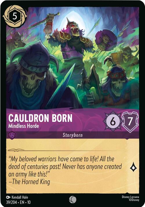 Cauldron Born - Mindless Horde Card Front
