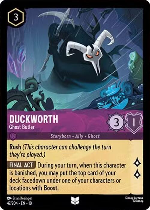Duckworth - Ghost Butler Card Front