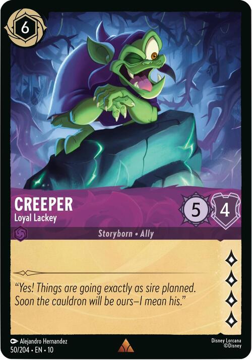 Creeper - Loyal Lackey Card Front