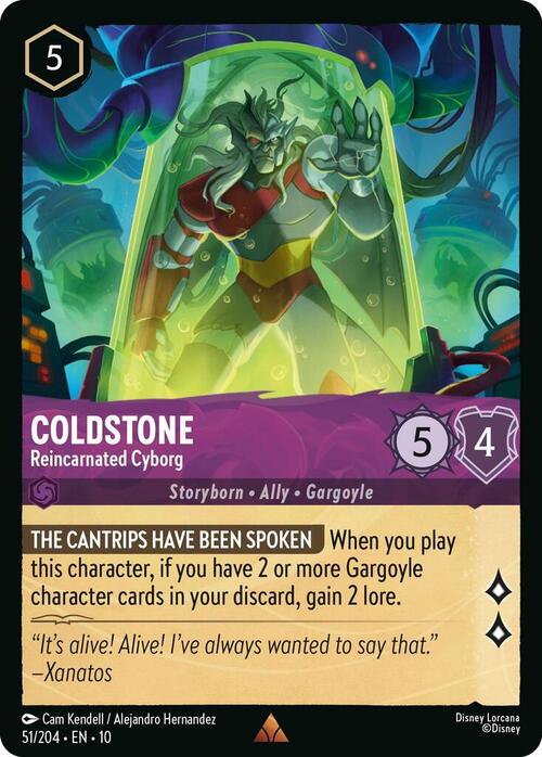 Coldstone - Reincarnated Cyborg Card Front