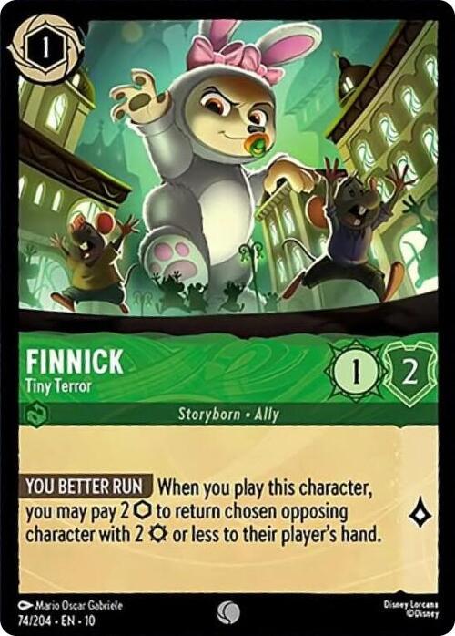 Finnick - Tiny Terror Card Front