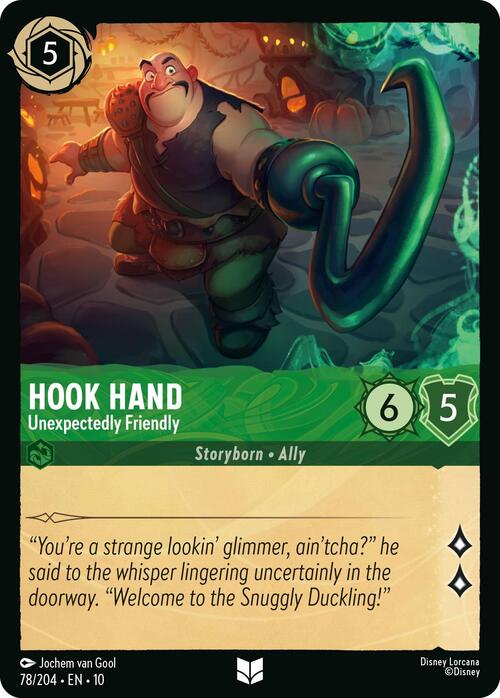 Hook Hand - Unexpectedly Friendly Card Front