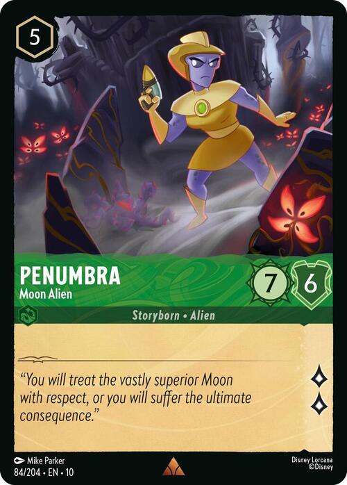 Penumbra - Moon Alien Card Front
