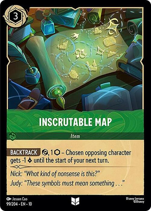 Inscrutable Map Card Front