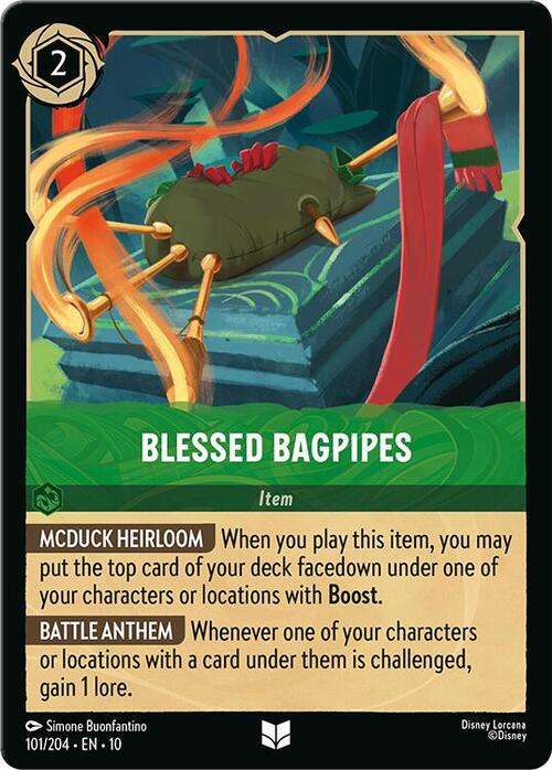 Blessed Bagpipes Card Front