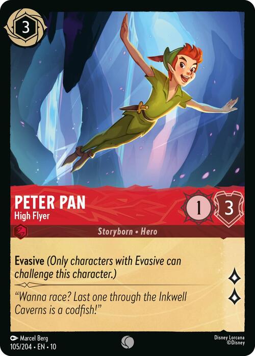 Peter Pan - High Flyer Card Front
